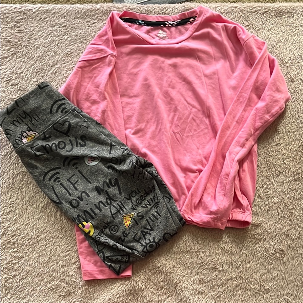 Gray Patterned Pants